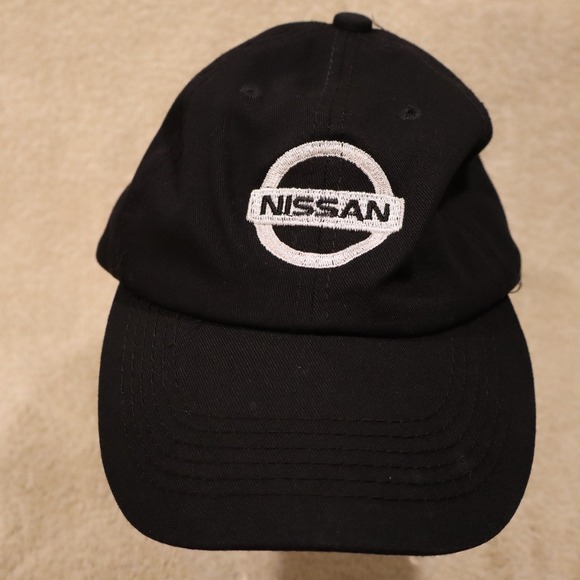 Nissan Other - Nissan Black Baseball Cap Embroidered Logo Adjustable Strap Dad Hat